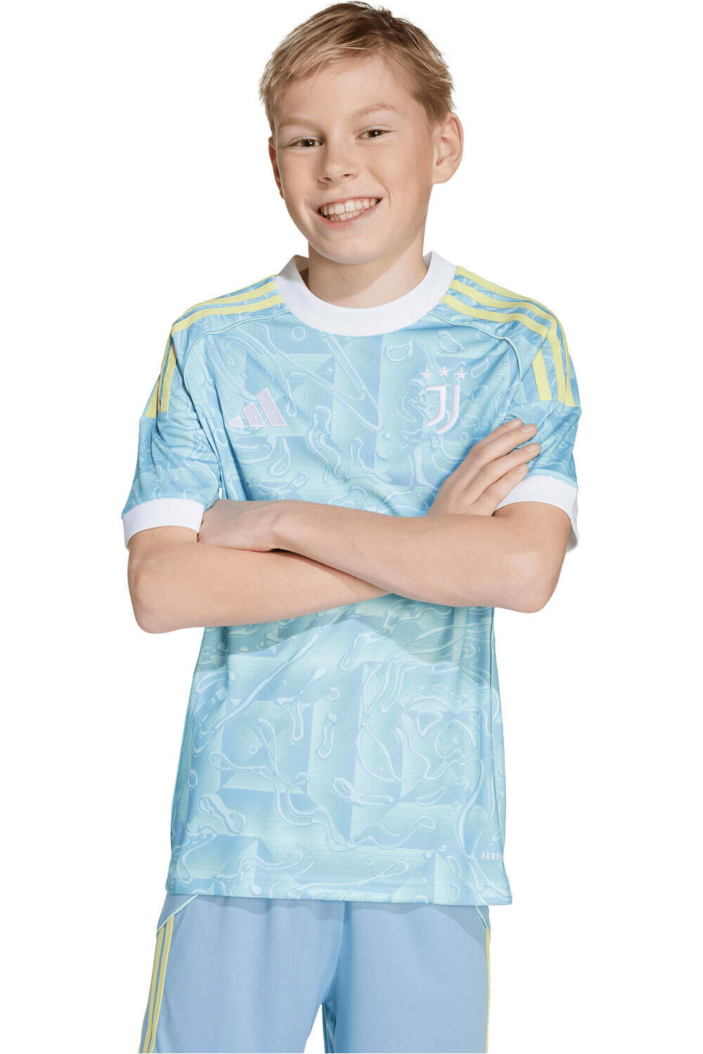 adidas camiseta entrenamiento niño JUVENTUS 25/26 AWAY vista frontal