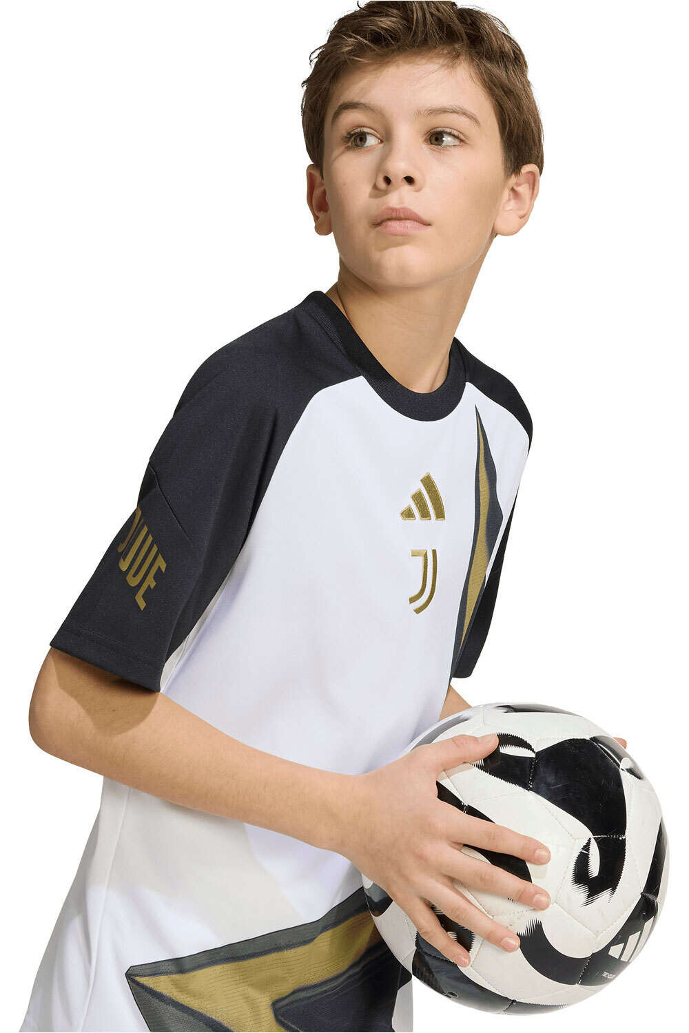 adidas camiseta entrenamiento niño JUVENTUS 27 PRESHI Y vista detalle
