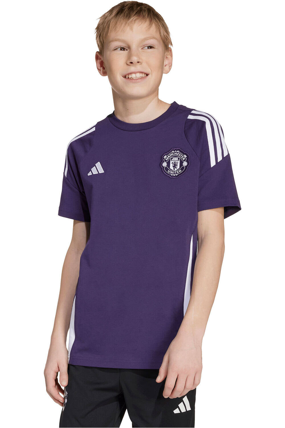 adidas camiseta entrenamiento niño MANCHESTER U TIRO 25 COMPET vista frontal