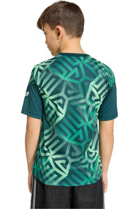adidas camiseta entrenamiento niño MEXICO 26 PREMATCH H Y vista trasera