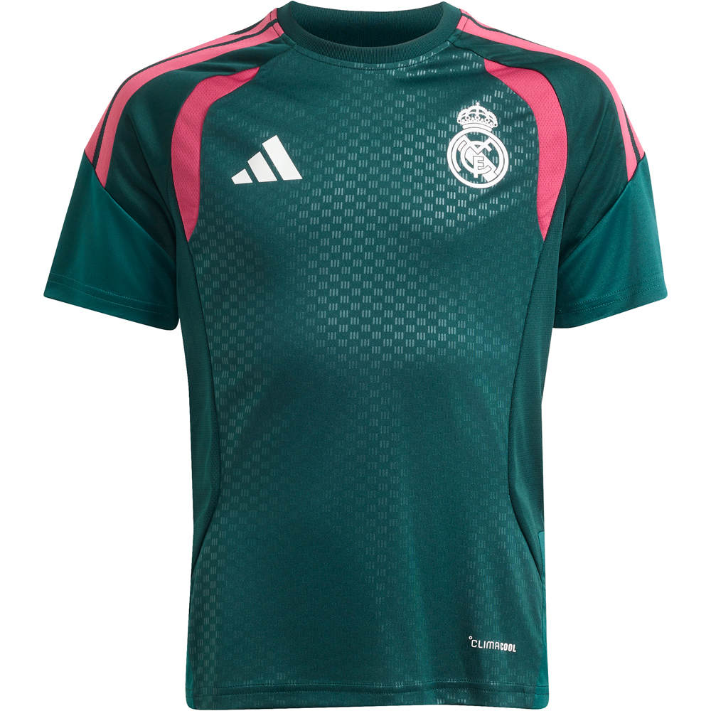 adidas camiseta entrenamiento niño R.MADRID 27 TR JSYY vista frontal