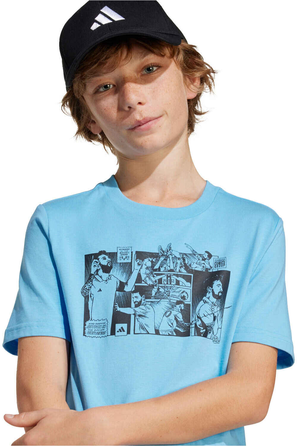 adidas camiseta entrenamiento niño Y MESSI G T vista detalle