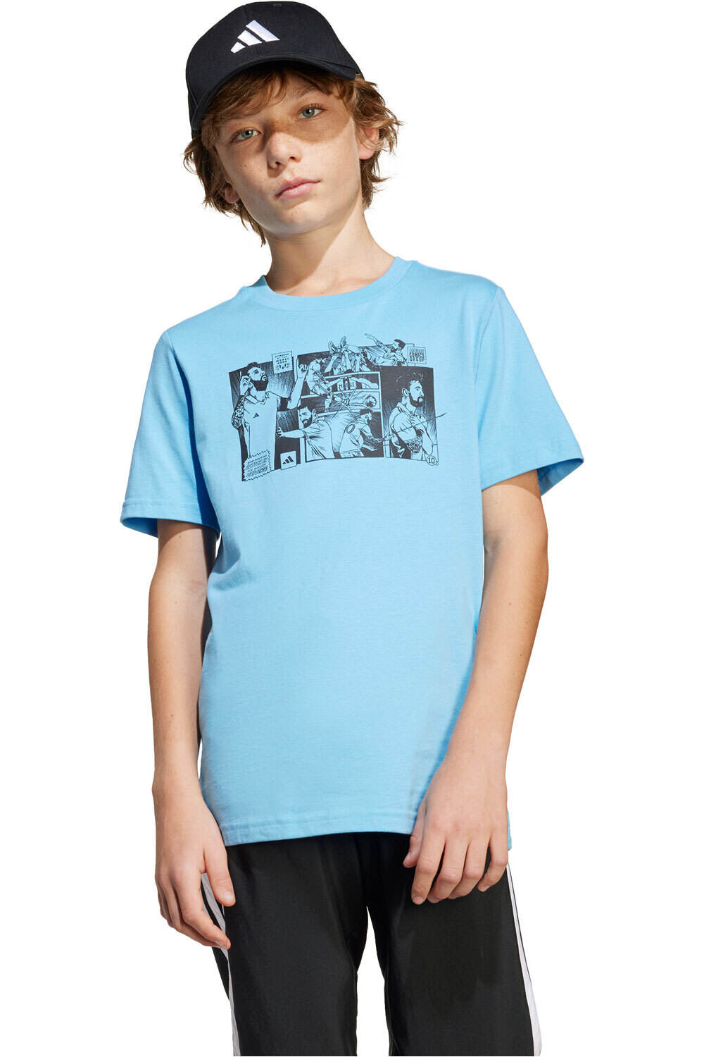 adidas camiseta entrenamiento niño Y MESSI G T vista frontal