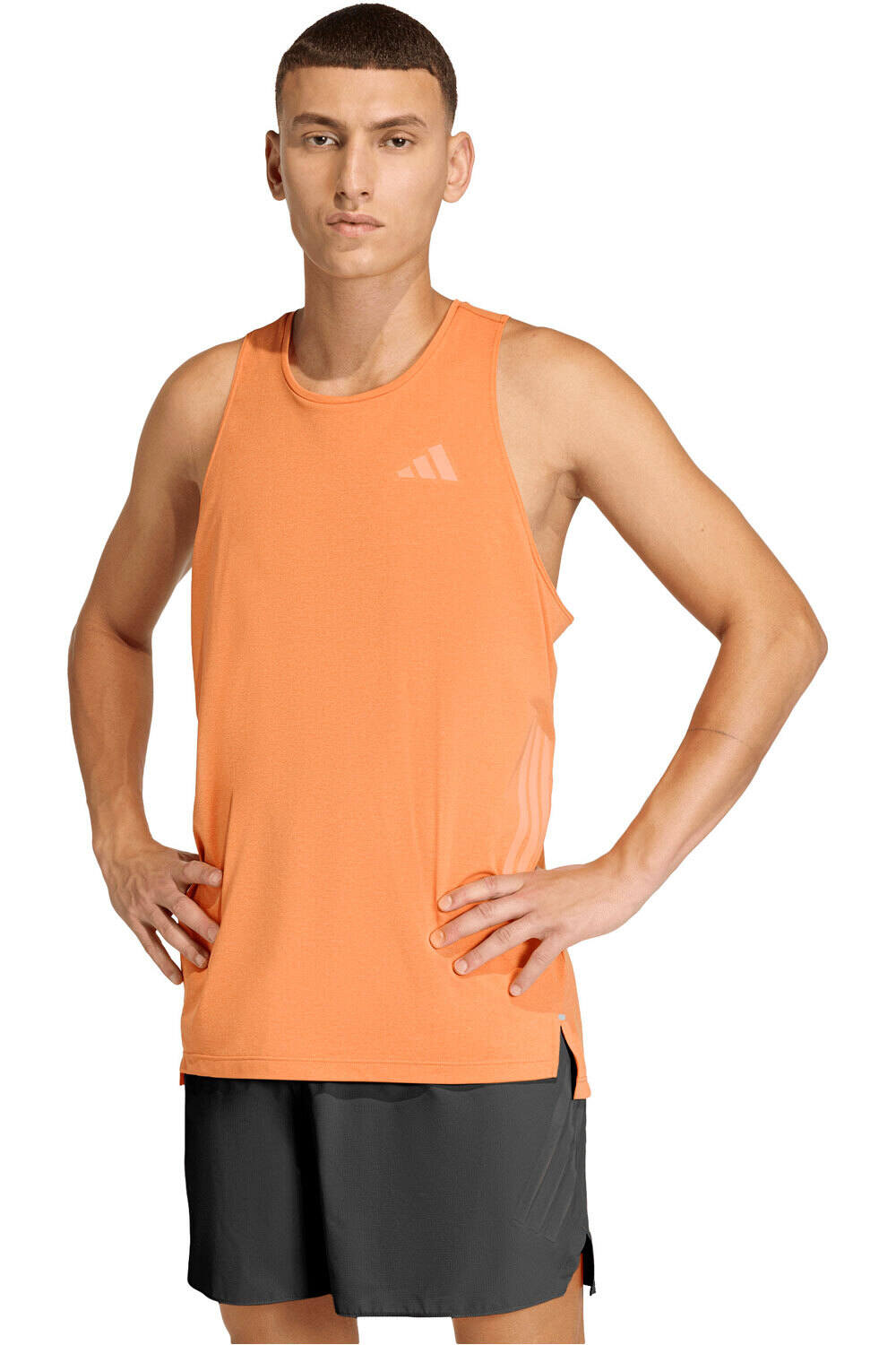 adidas camiseta entrenamiento tirantes hombre ADI365 CLIMACOOL vista frontal