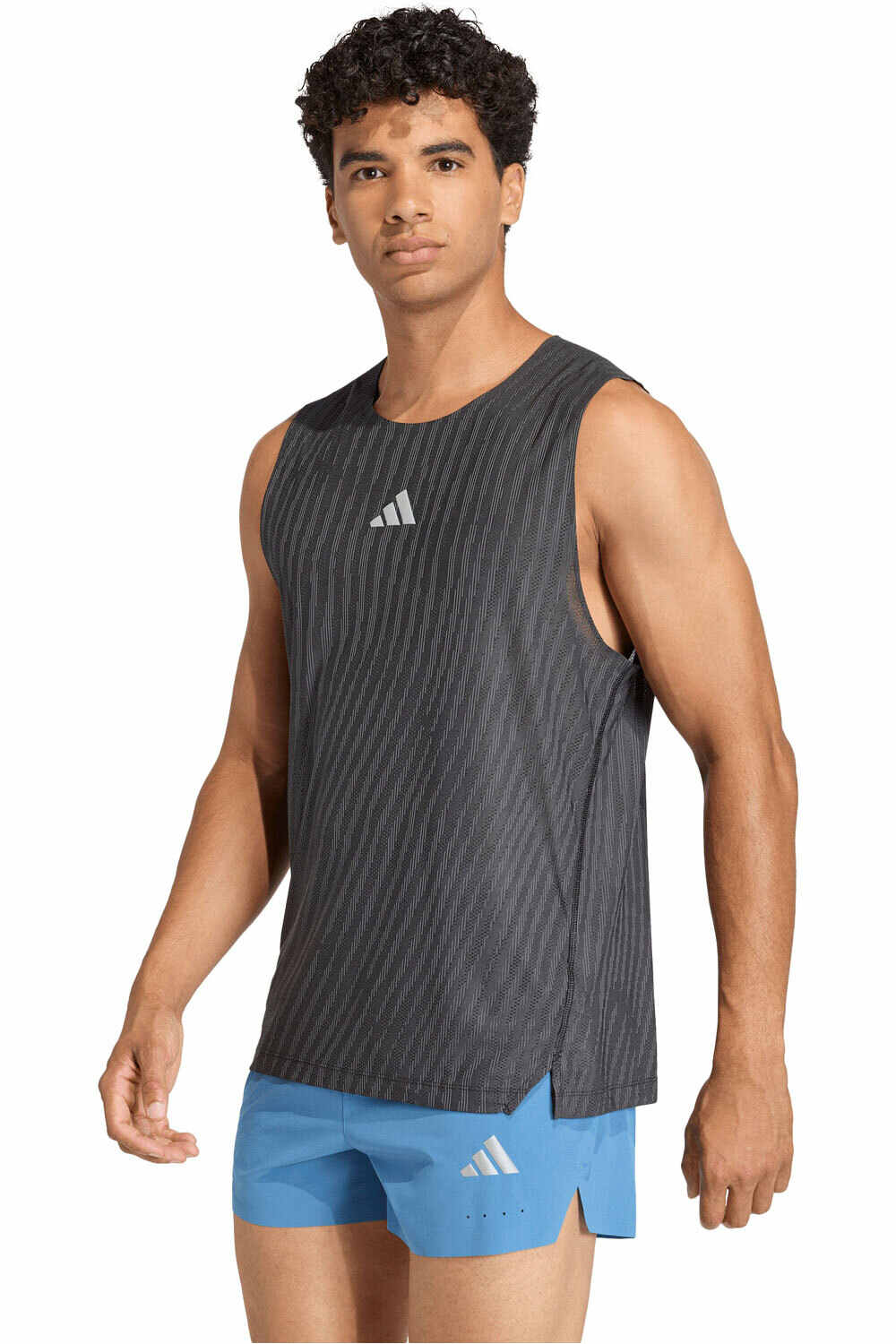 adidas camiseta entrenamiento tirantes hombre ADI365 vista frontal