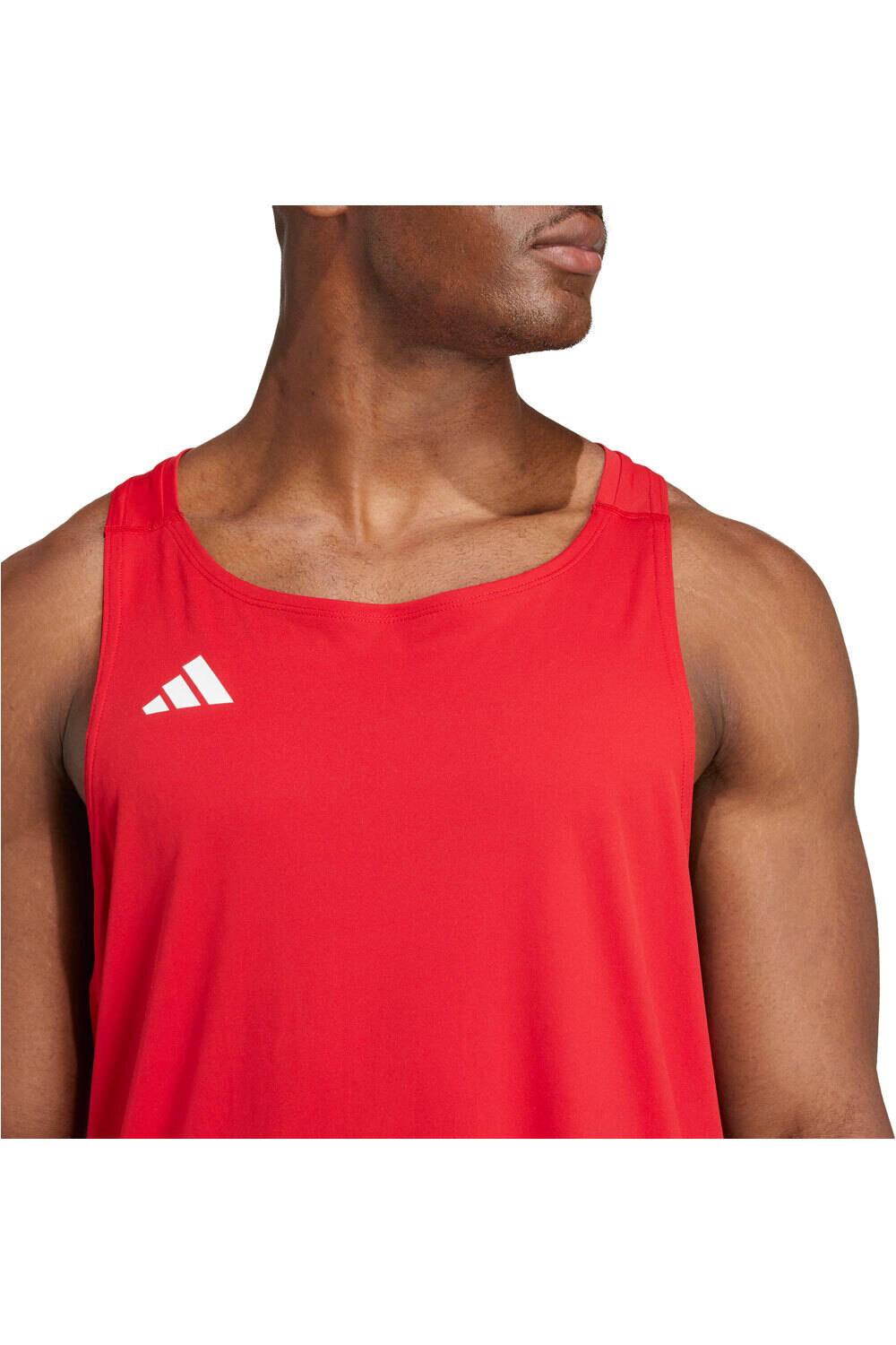 adidas camiseta entrenamiento tirantes hombre ADIZERO E SNGLT vista detalle
