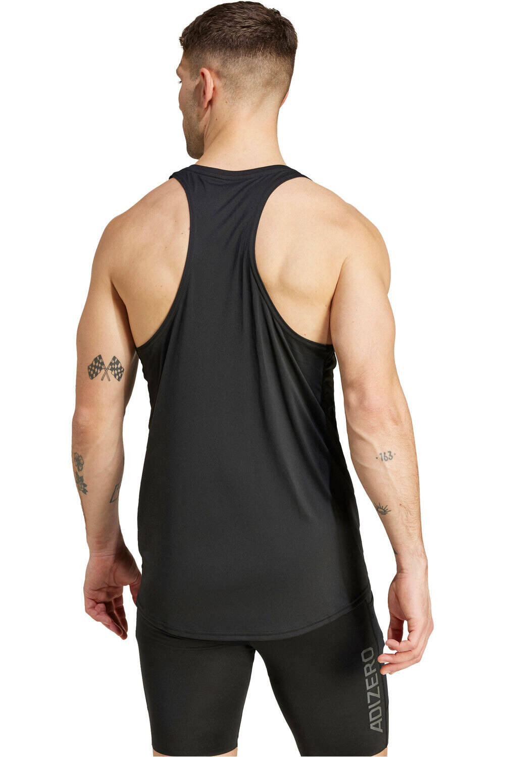 adidas camiseta entrenamiento tirantes hombre ADIZERO E SNGLT vista trasera