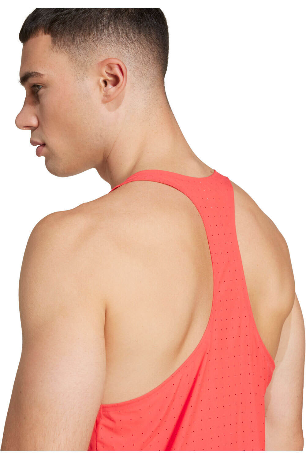 adidas camiseta entrenamiento tirantes hombre Adizero Road to Records vista detalle