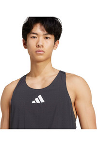 adidas camiseta entrenamiento tirantes hombre Adizero Road to Records vista detalle