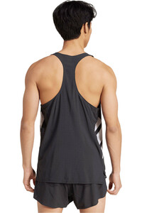 adidas camiseta entrenamiento tirantes hombre Adizero Road to Records vista trasera