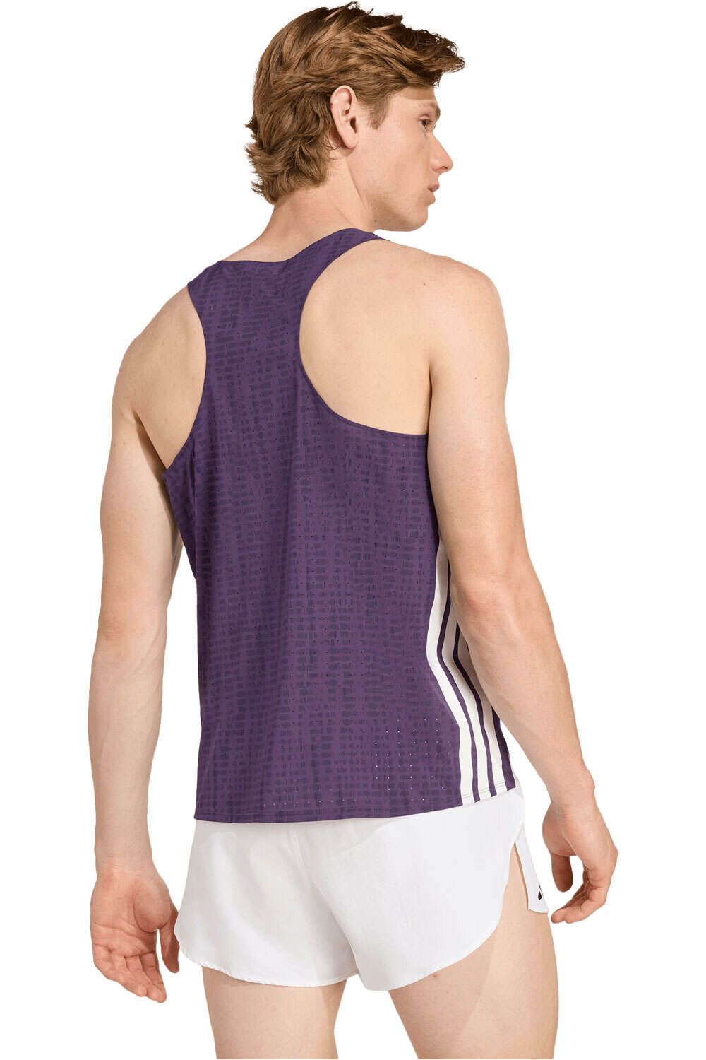 adidas camiseta entrenamiento tirantes hombre ADIZERO SNGLT M vista trasera