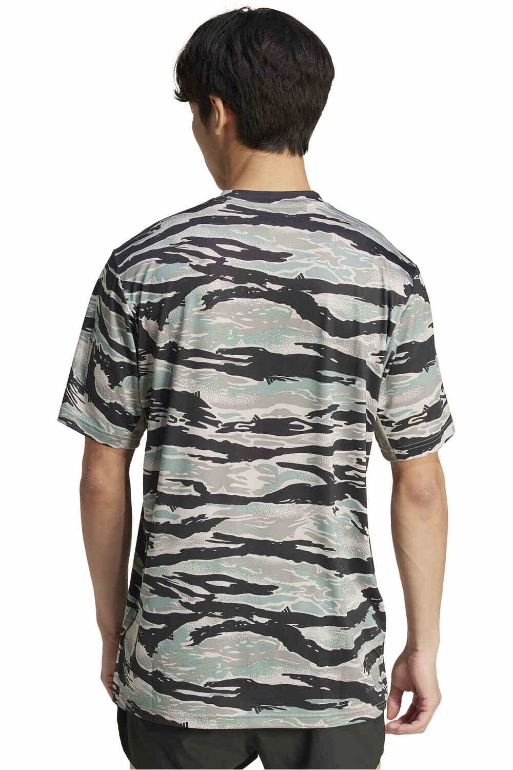 adidas camiseta fitness hombre CAMO AOP TEE vista trasera