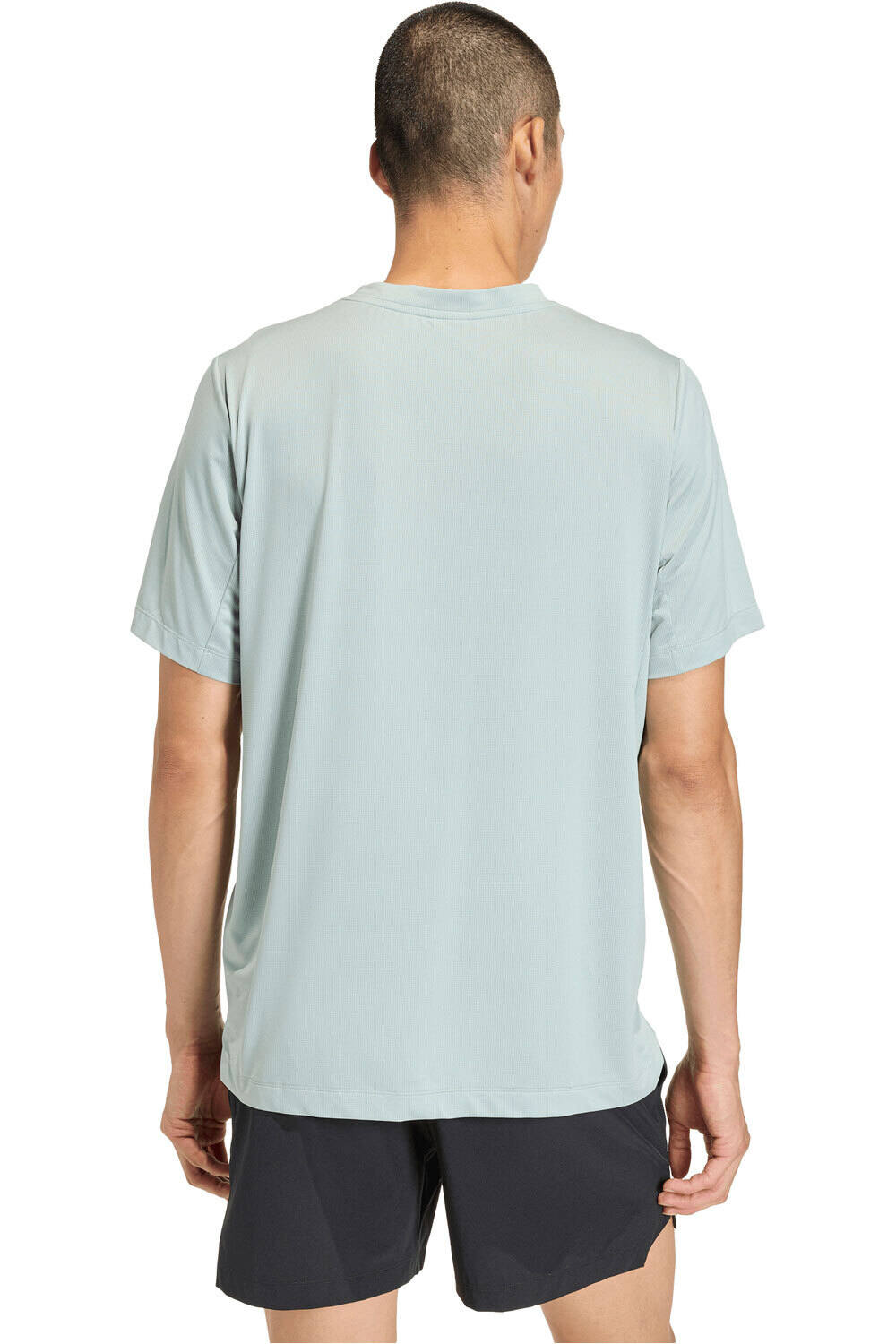 adidas camiseta fitness hombre D4T ESSENTIALS vista trasera