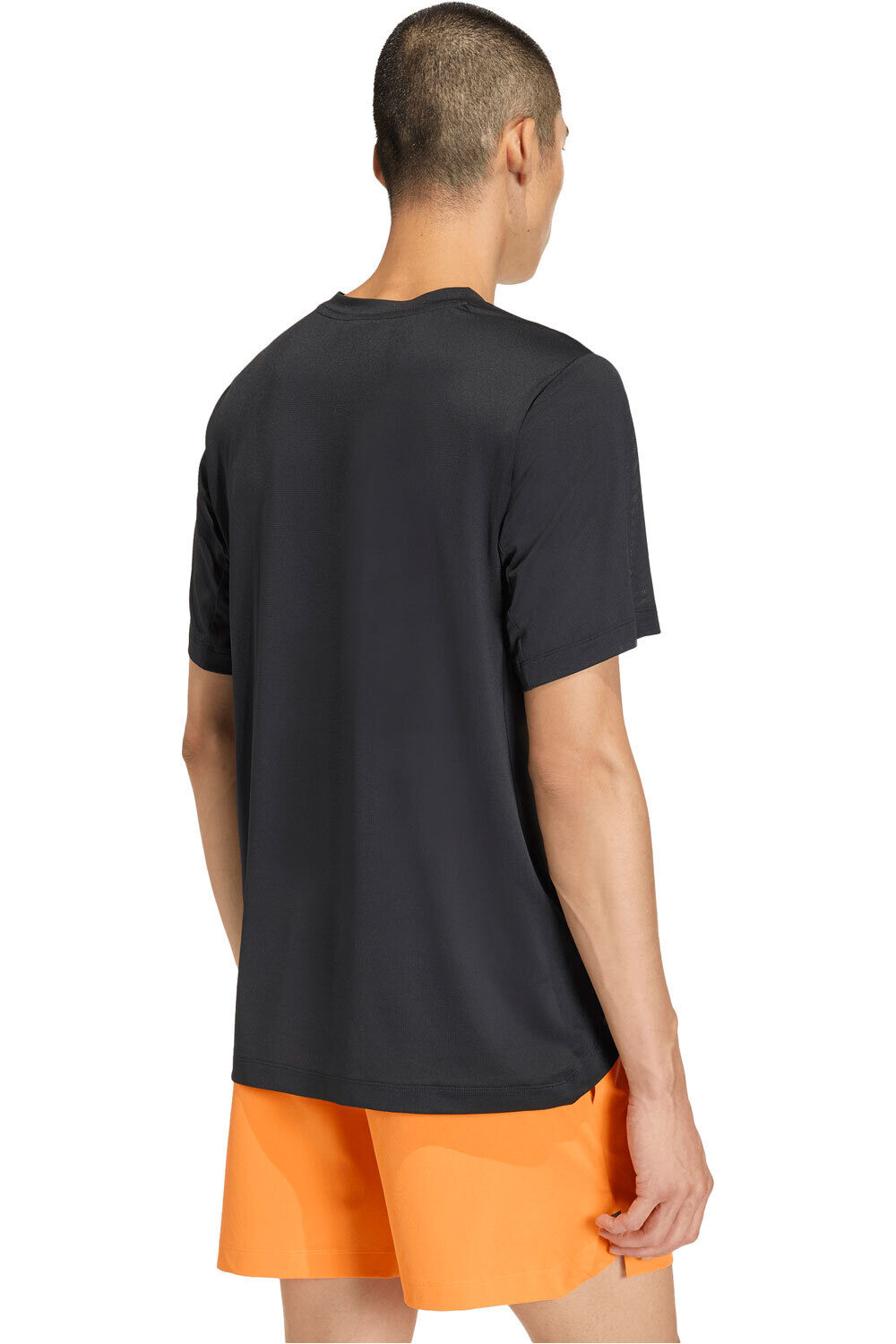 adidas camiseta fitness hombre D4T ESSENTIALS vista trasera