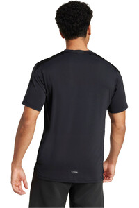 adidas camiseta fitness hombre D4T INT. TEE vista trasera