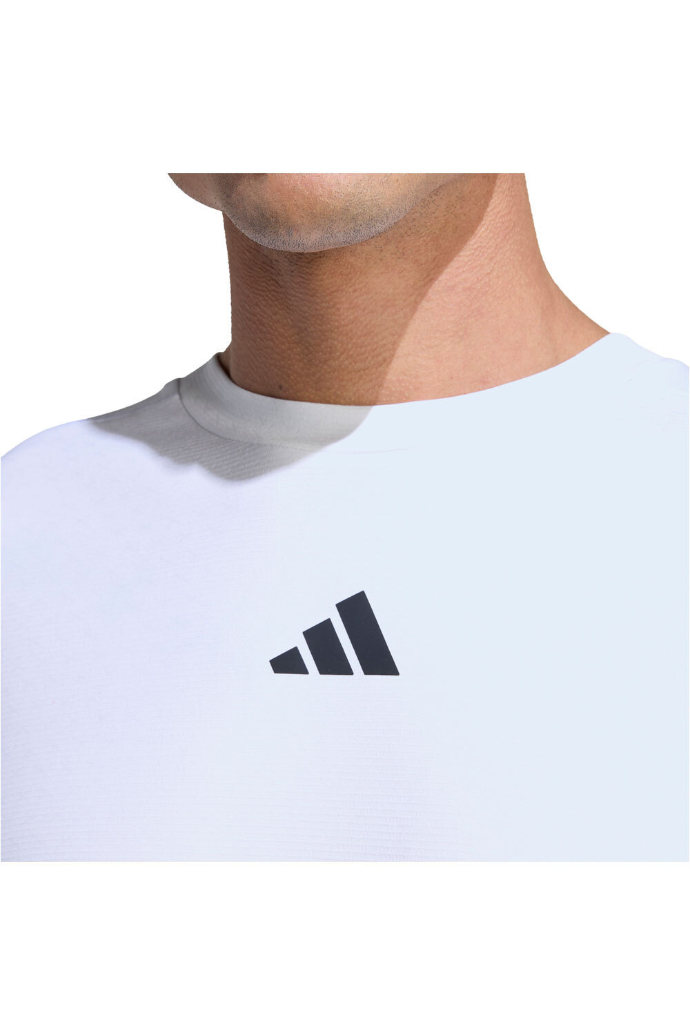 adidas camiseta fitness hombre D4T POWER 3 STRIPES vista detalle