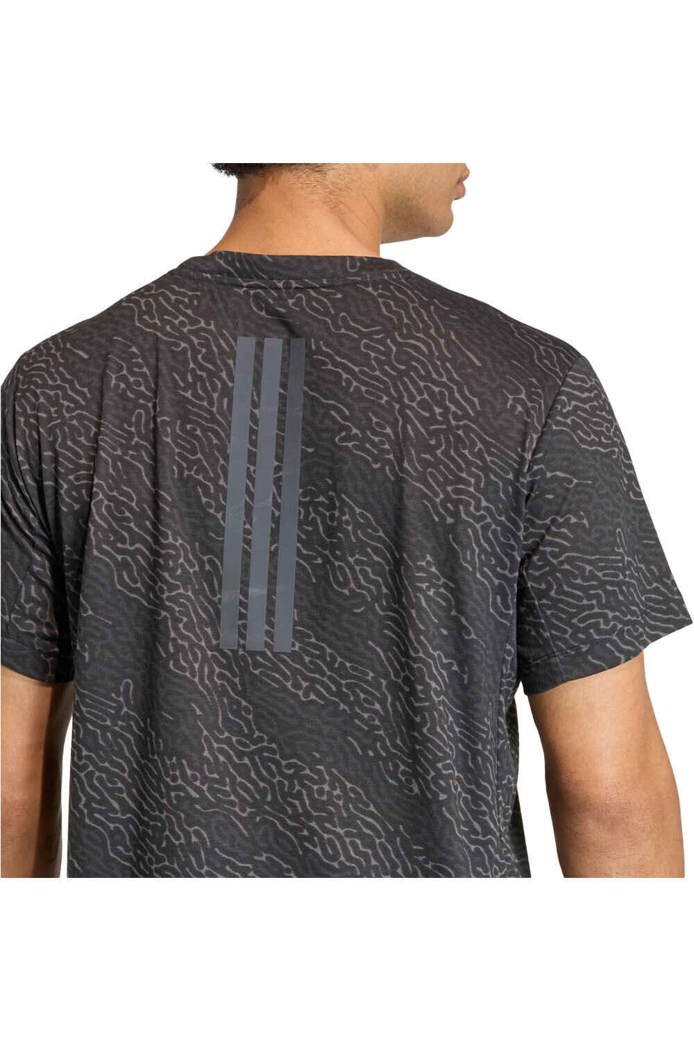 adidas camiseta fitness hombre D4T POWER AOP vista detalle