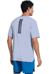 adidas camiseta fitness hombre D4T PRIMELIFT 3 STRIPES vista trasera