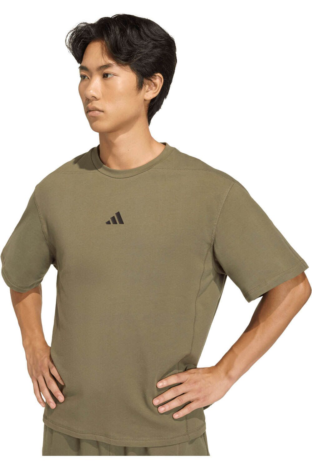 adidas camiseta fitness hombre D4T WORKOUT FRENCH TERRY vista detalle