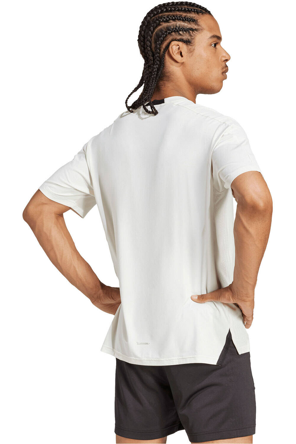 adidas camiseta fitness hombre DESIGNED-FOR-TRAINING INTENSITY vista trasera