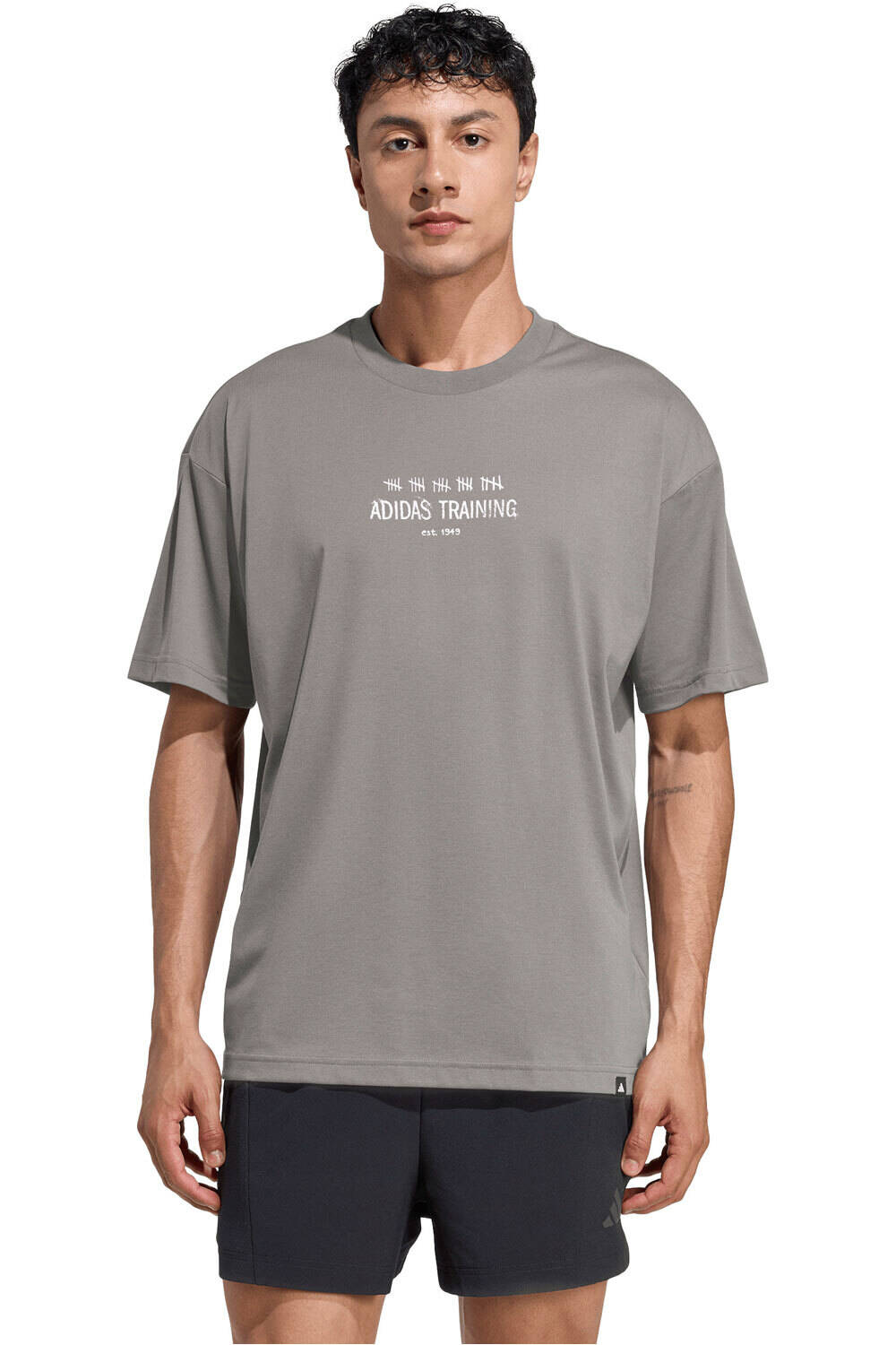 adidas camiseta fitness hombre DISENO GRAFICO CLIMACOOL POWER vista frontal