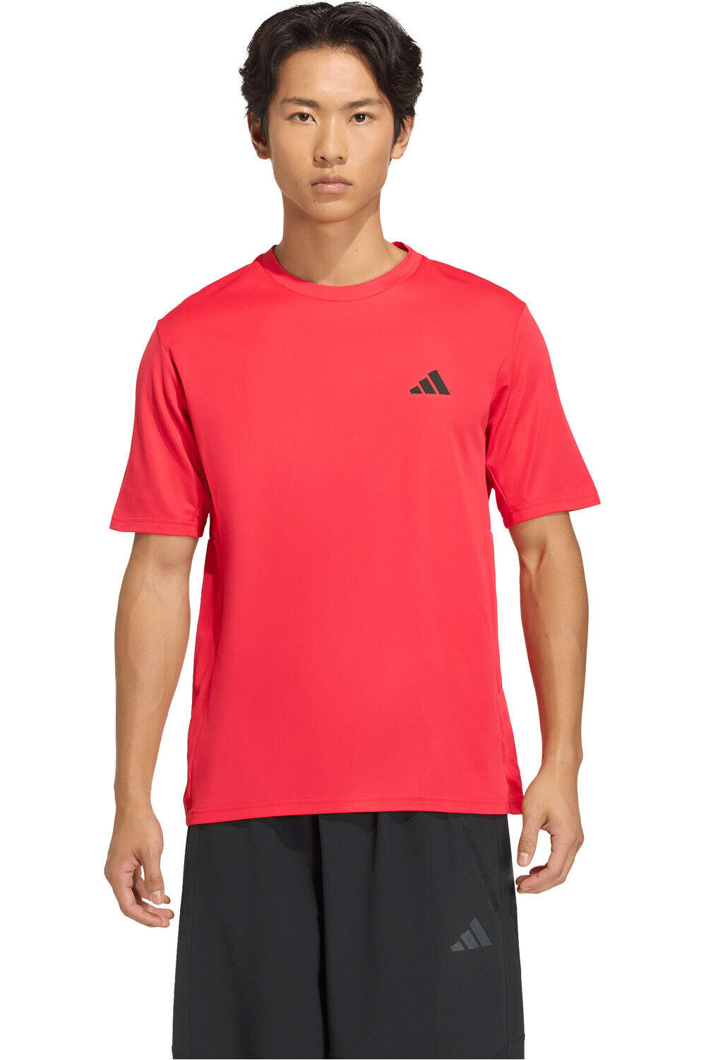 adidas camiseta fitness hombre ENTRENAMIENTO ESSENTIALS BASE vista frontal