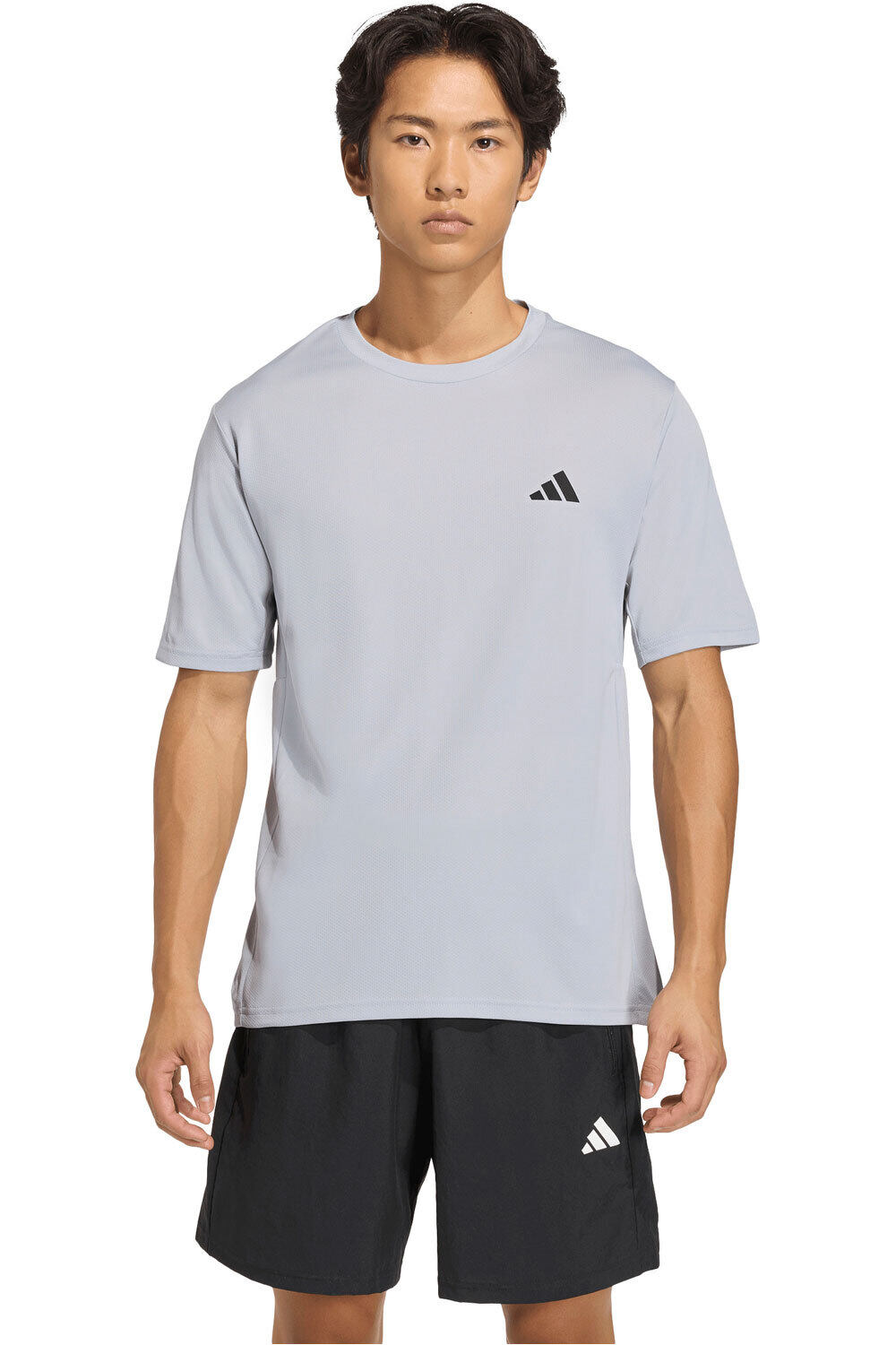 adidas camiseta fitness hombre ENTRENAMIENTO ESSENTIALS BASE vista frontal