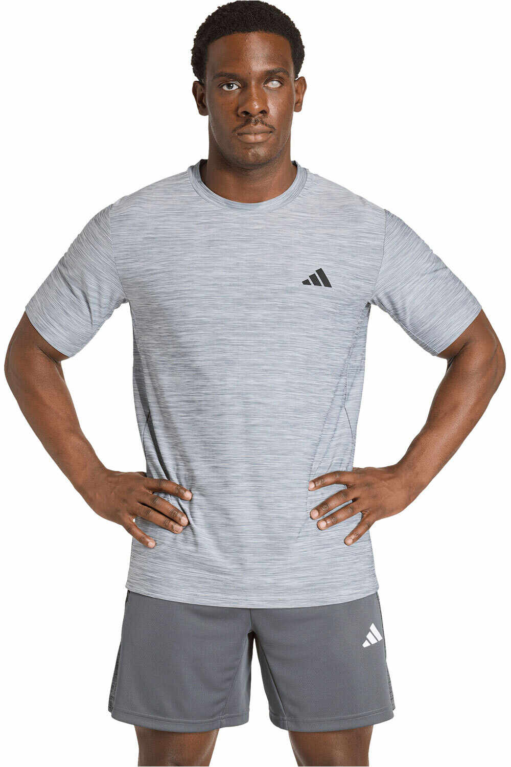 adidas camiseta fitness hombre ENTRENAMIENTO ESSENTIALS FLEX vista frontal