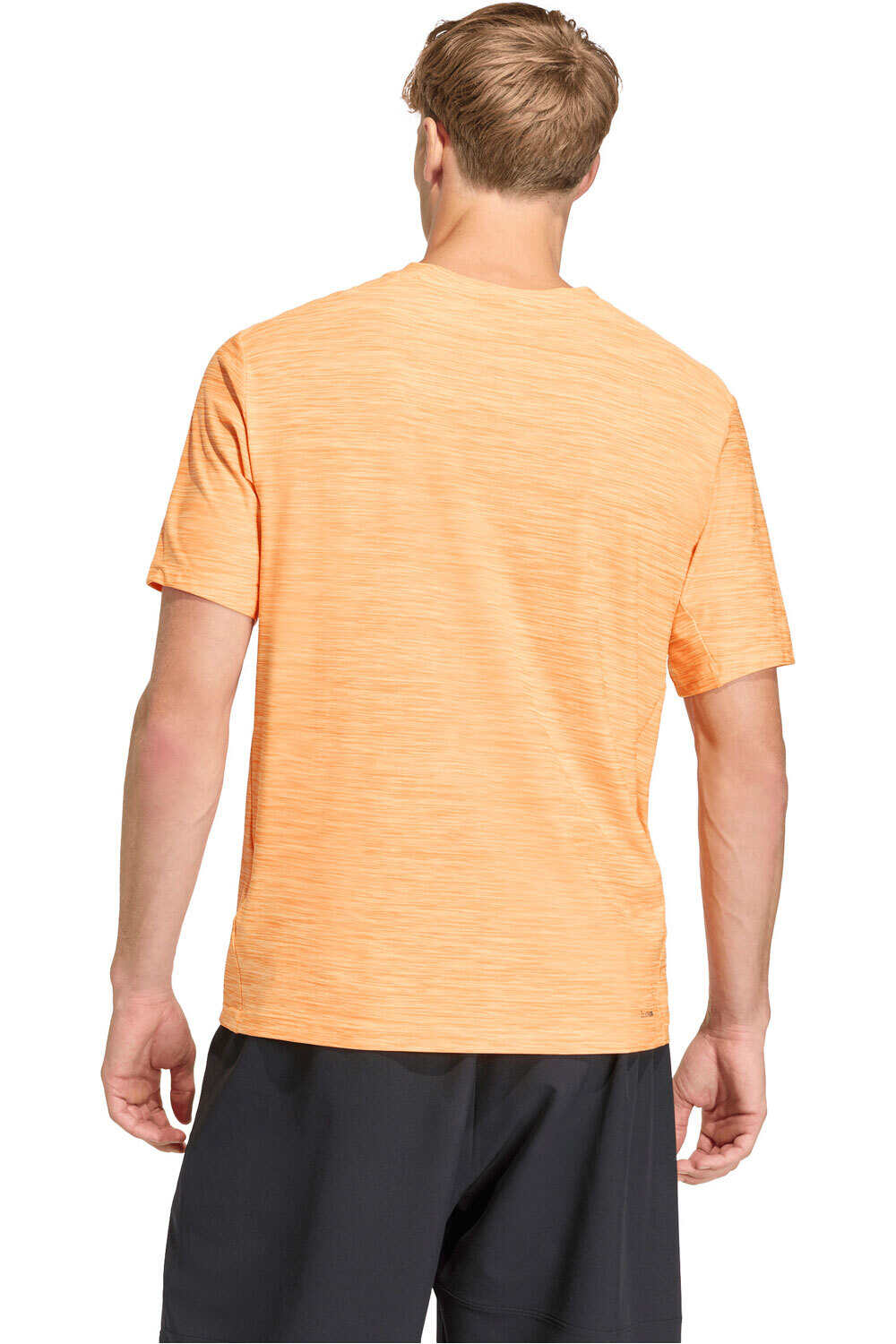 adidas camiseta fitness hombre ENTRENAMIENTO ESSENTIALS FLEX vista trasera