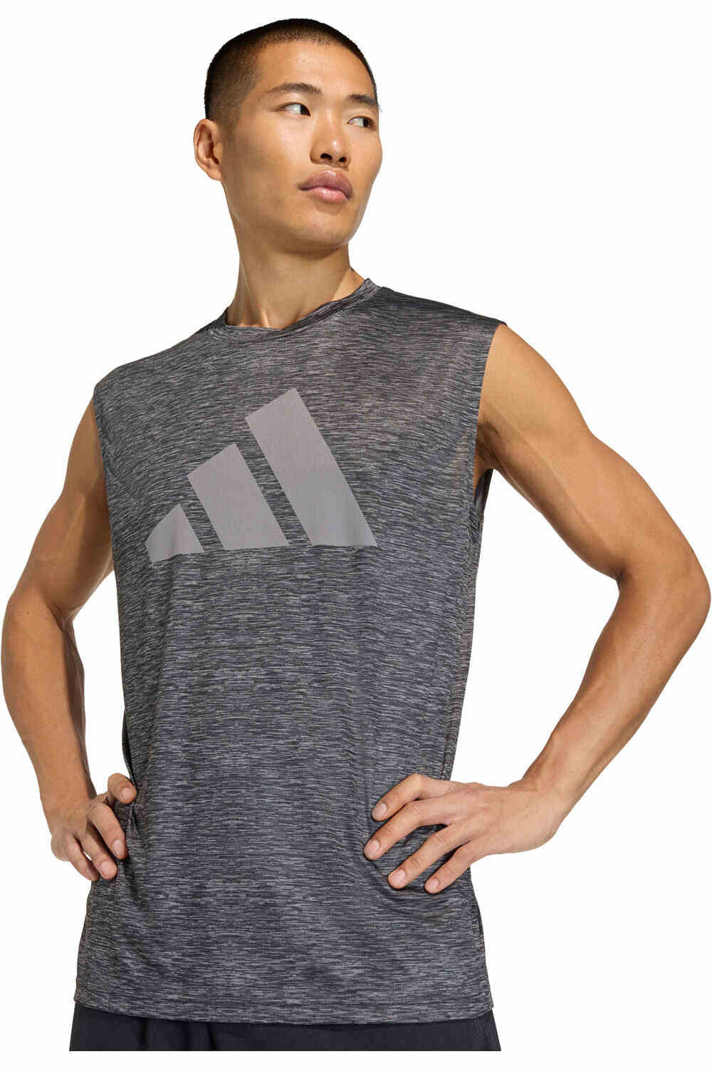 adidas camiseta fitness hombre ESSENTIALS BRANDLOVE vista detalle