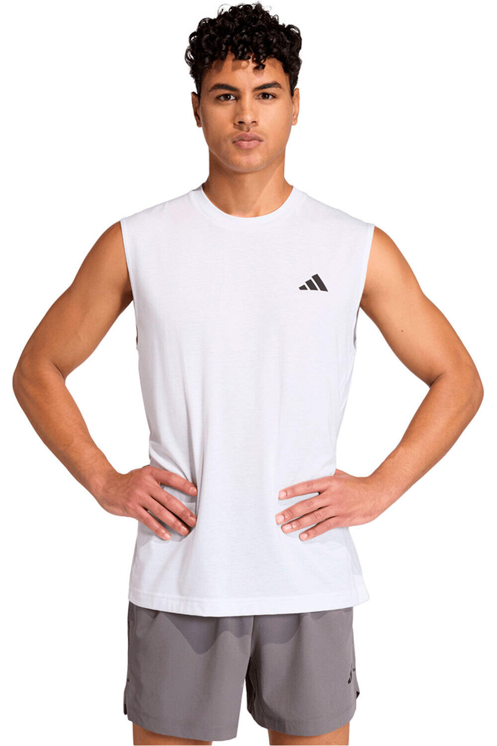adidas camiseta fitness hombre ESSENTIALS FEELREADY vista frontal