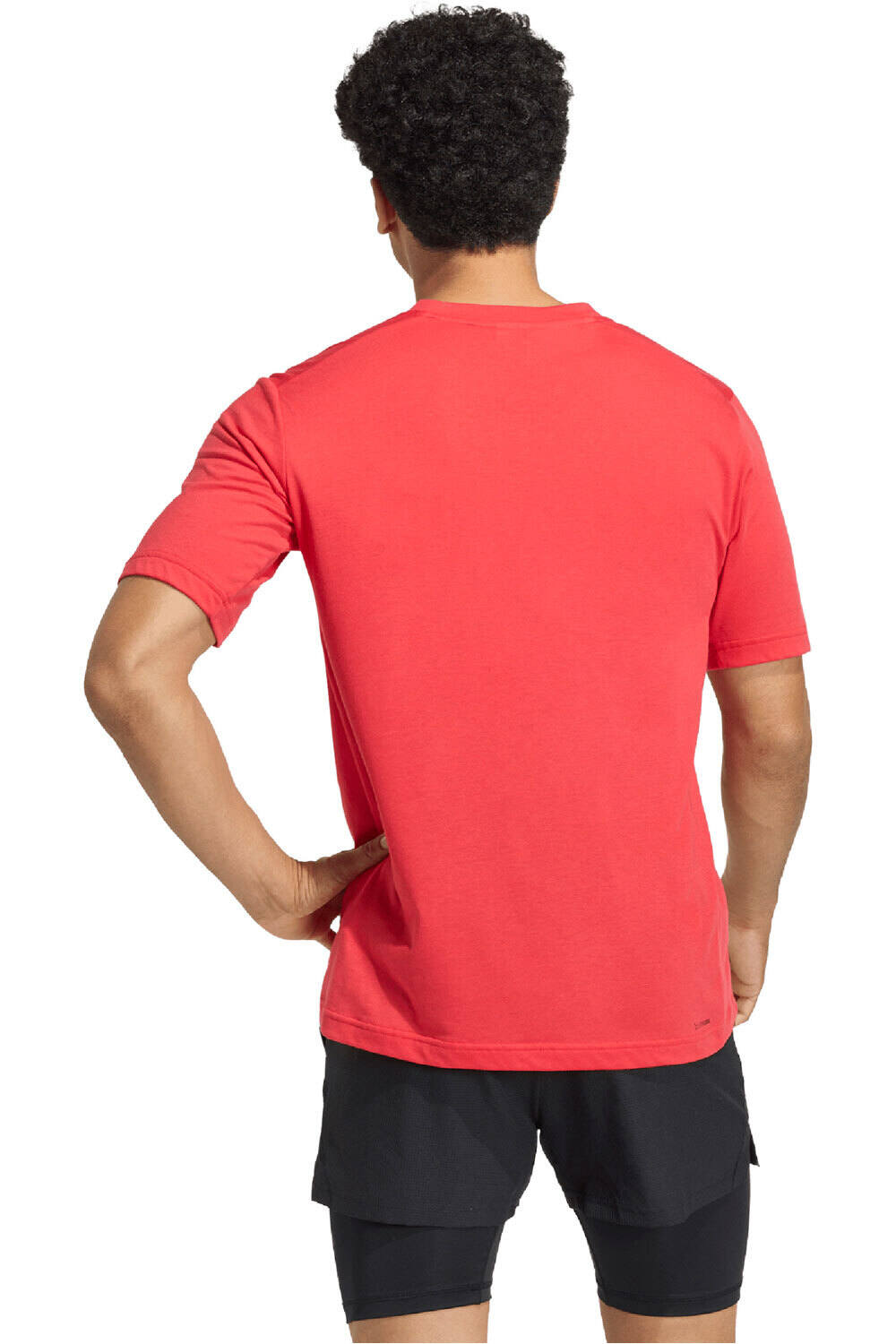adidas camiseta fitness hombre ESSENTIALS FEELREADY vista trasera