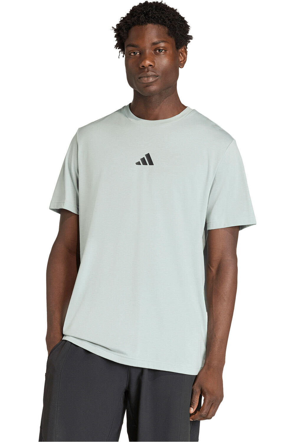 adidas camiseta fitness hombre ESTAMPADA CLIMACOOL IDENTITY vista frontal