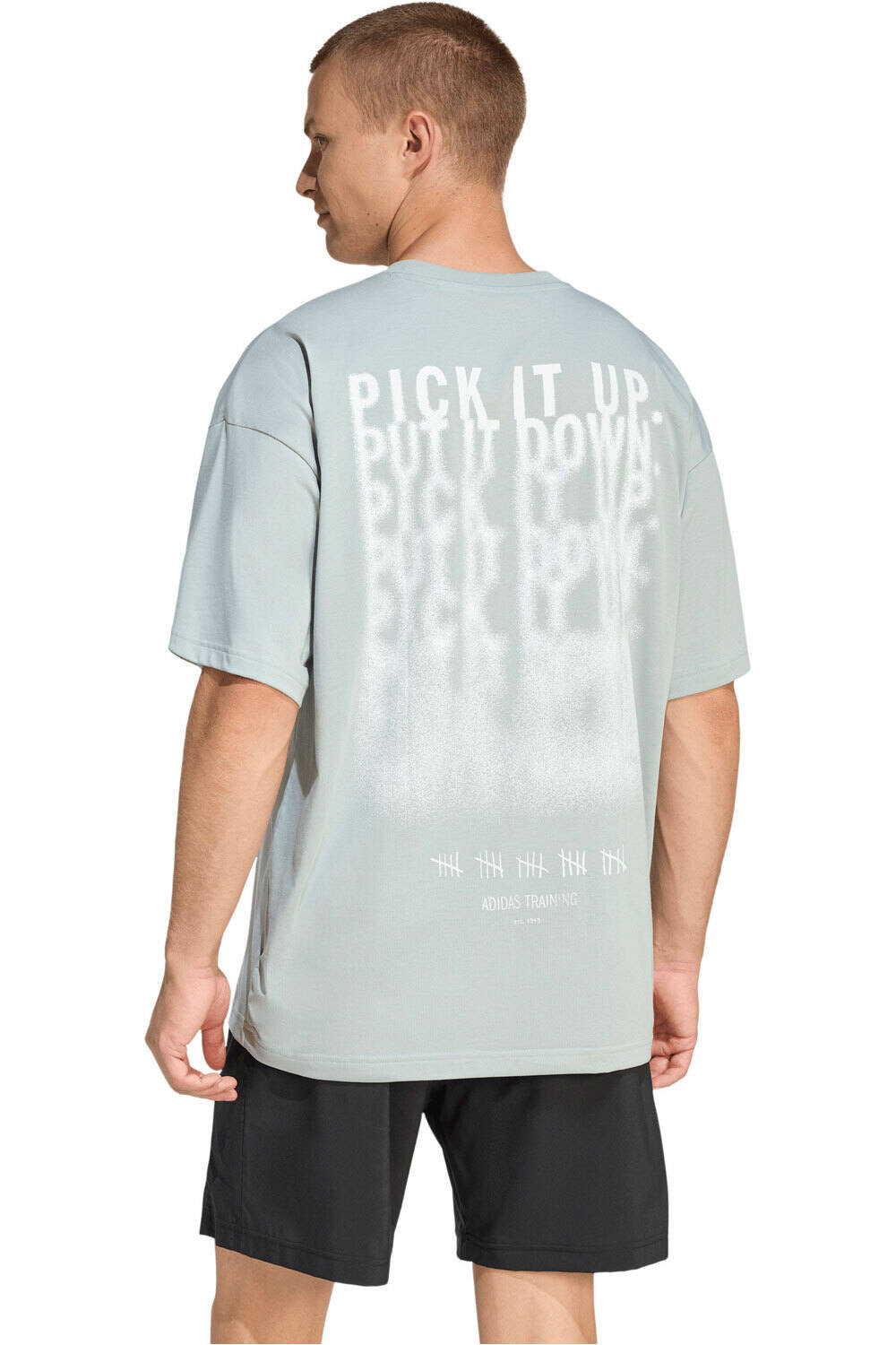 adidas camiseta fitness hombre ESTAMPADA CLIMACOOL POWER vista trasera