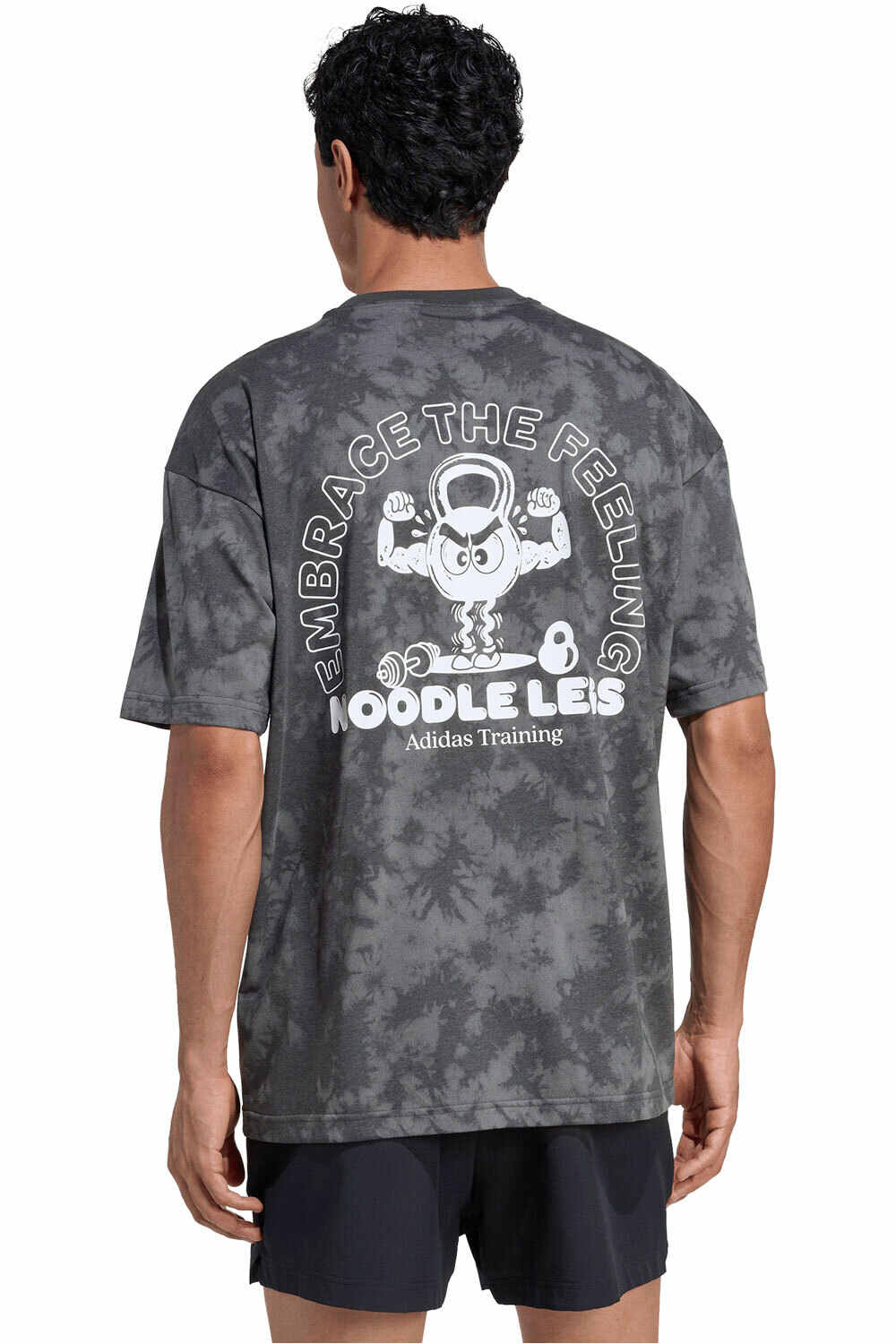 adidas camiseta fitness hombre ESTAMPADA FUN TRAINING vista trasera