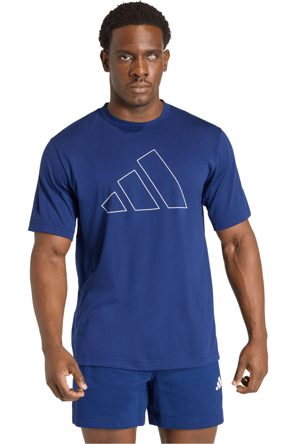 adidas camiseta fitness hombre FEELREADY LOGO vista frontal