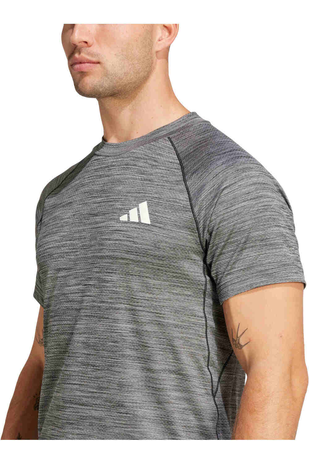 adidas camiseta fitness hombre GYM+ vista detalle
