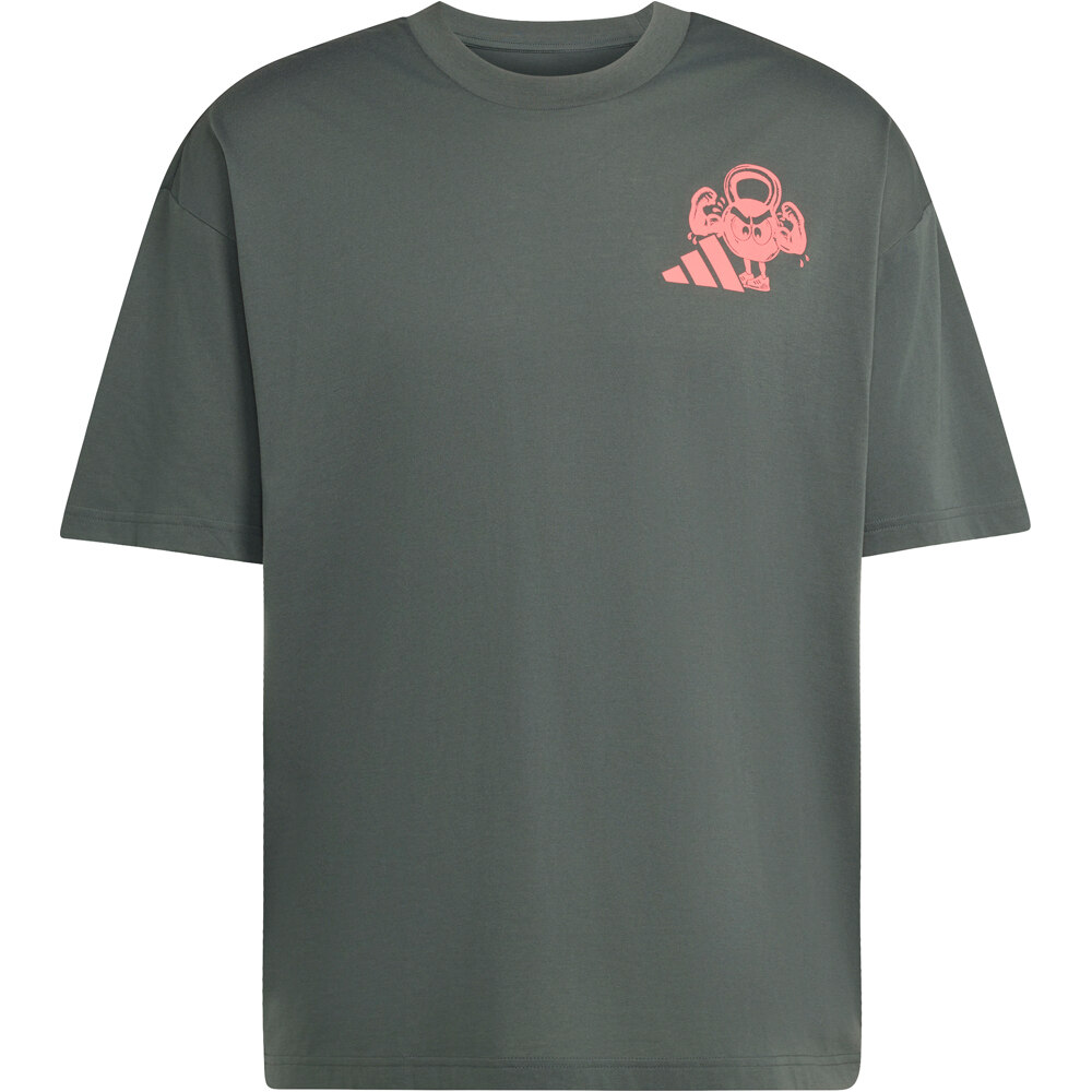 adidas camiseta fitness hombre M FUN TRAIN G T vista frontal