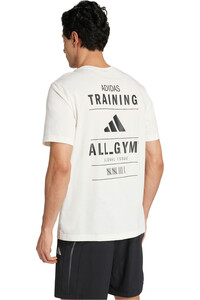 adidas camiseta fitness hombre M TR CAT G T vista trasera