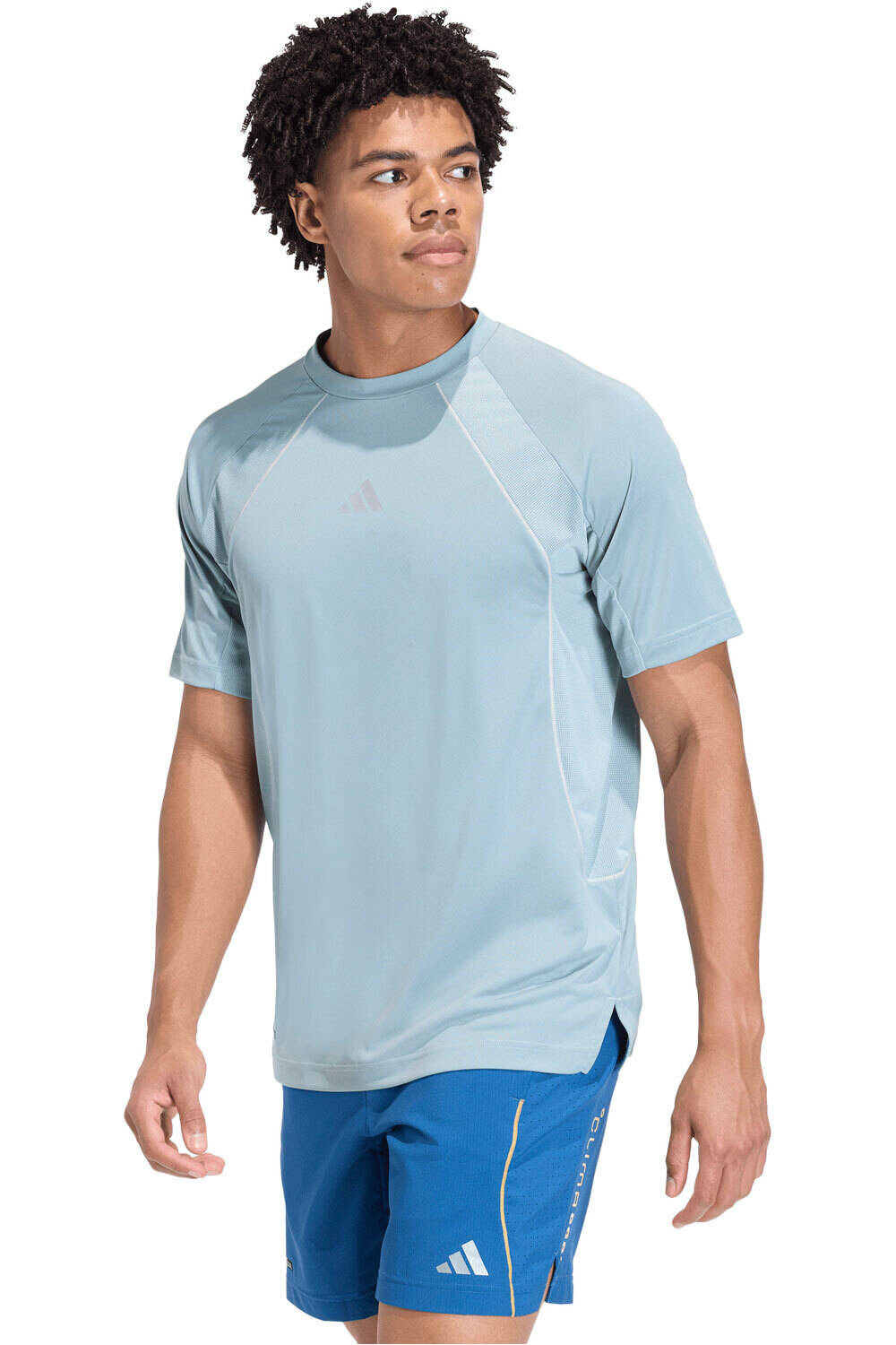 adidas camiseta fitness hombre TECH APPAREL CLIMACOOL vista frontal