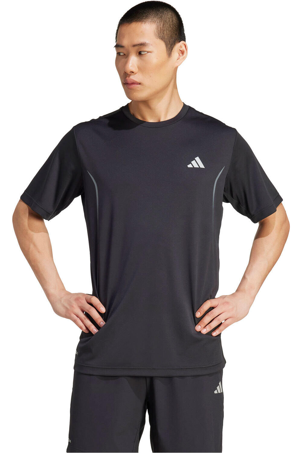 adidas camiseta fitness hombre TECH APPAREL vista frontal