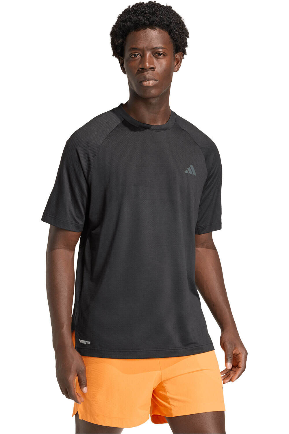 adidas camiseta fitness hombre TECH ESSENTIALS WORKOUT vista frontal