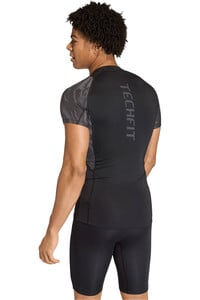 adidas camiseta fitness hombre TECHFIT AOP vista trasera