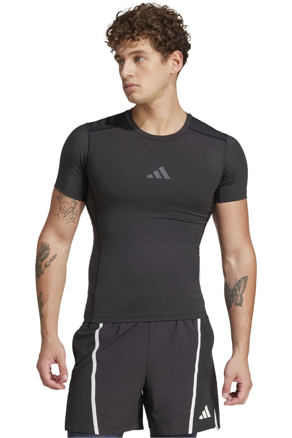 adidas camiseta fitness hombre TF CNTRL TEE vista frontal