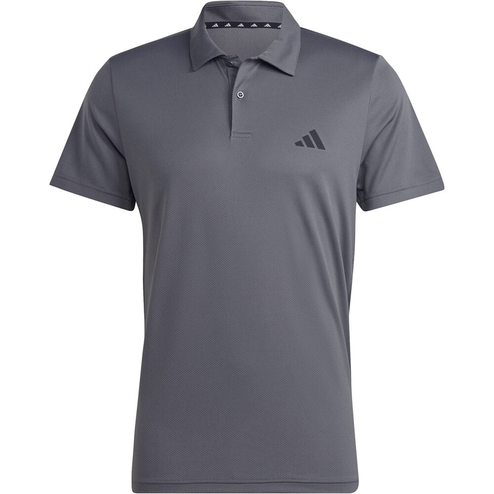 adidas camiseta fitness hombre TR-ES BASE POLO vista frontal