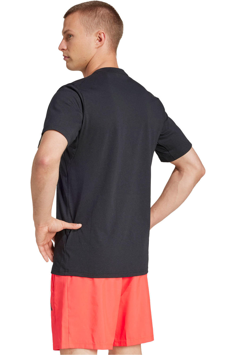 adidas camiseta fitness hombre TR-ES FR LOGO T vista trasera