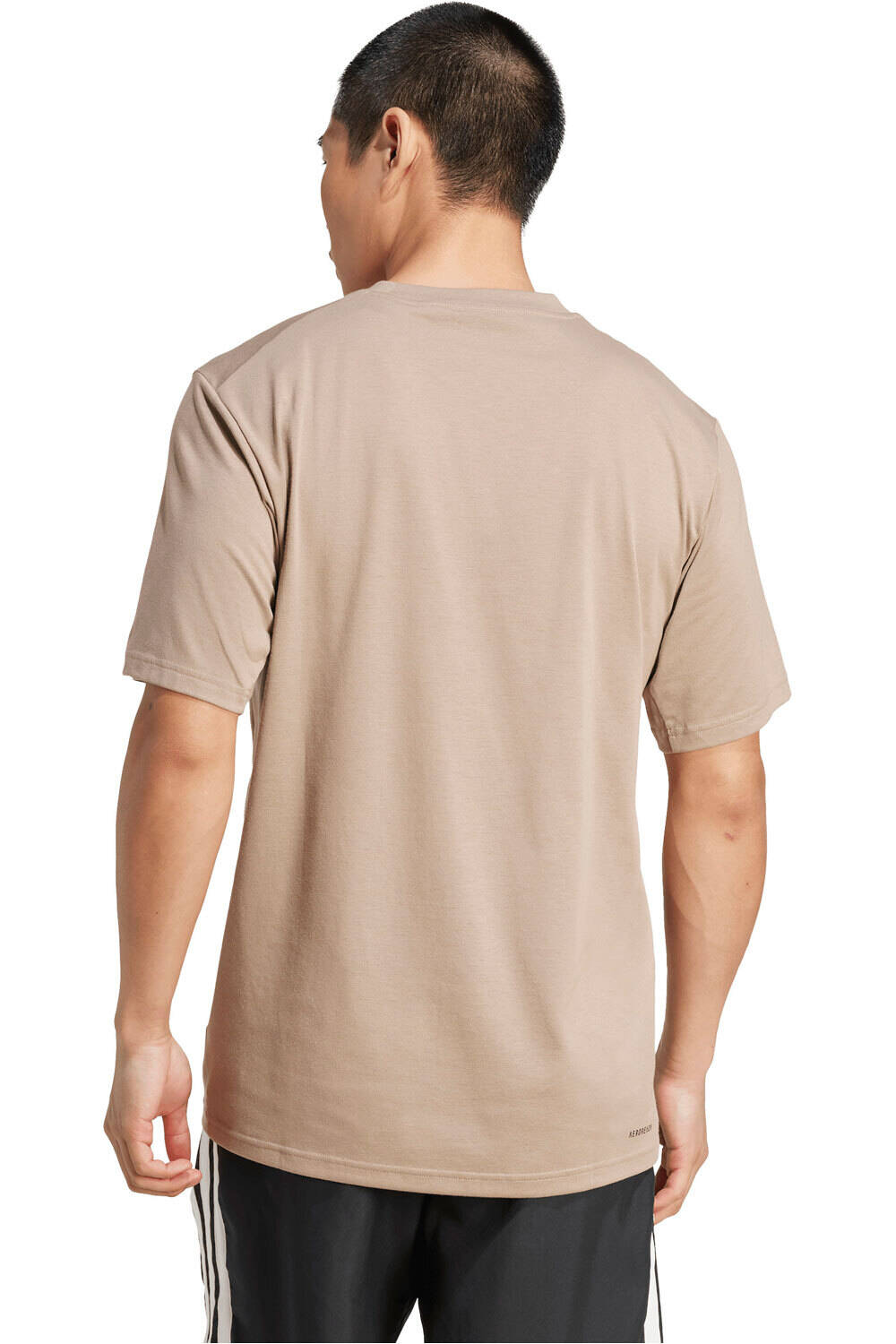 adidas camiseta fitness hombre TRAIN ESSENTIALS FEELREADY vista trasera