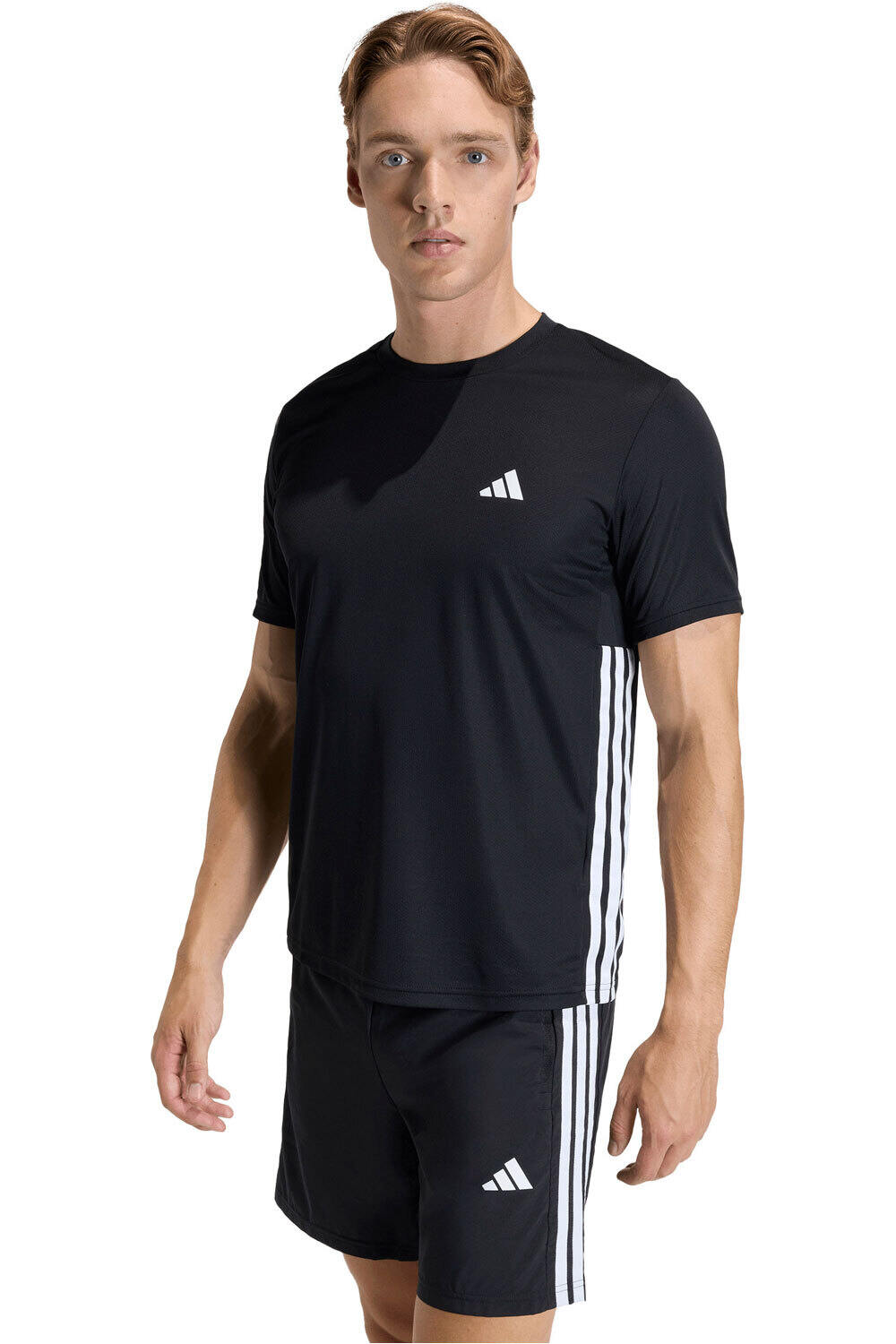 adidas camiseta fitness hombre WE BAS 3S T vista frontal