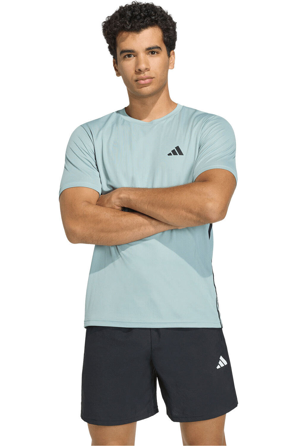 adidas camiseta fitness hombre WE BAS 3S T vista frontal