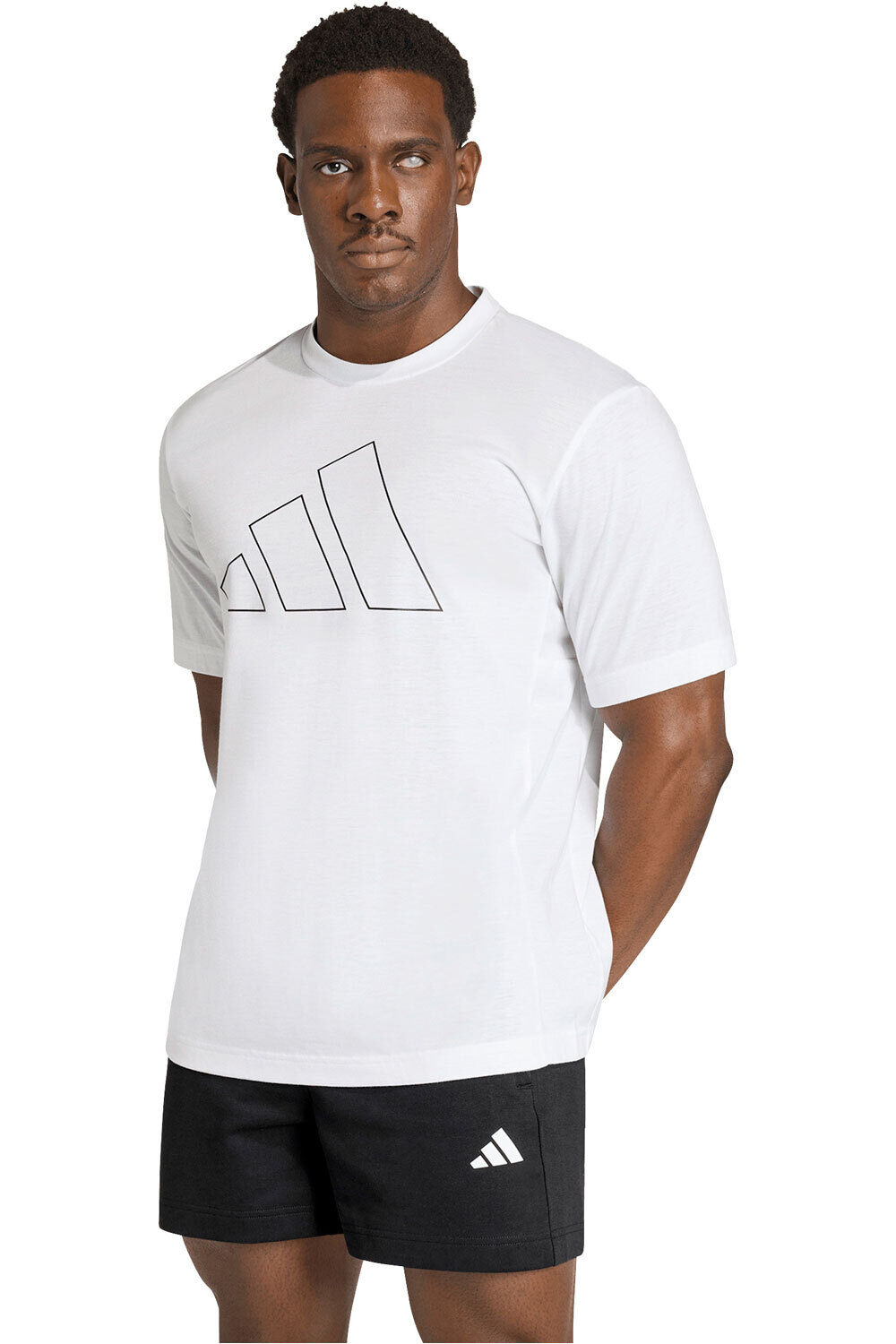 adidas camiseta fitness hombre WE FR BL T vista frontal